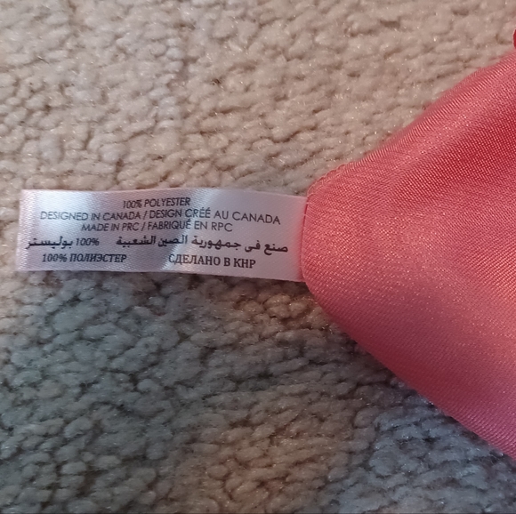 Peach silk pajama capris - Picture 4 of 4